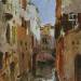 Canal in Venice. Sketch